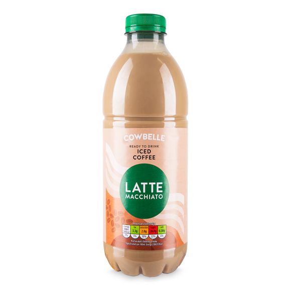 Latte Macchiato Ready To Drink Iced Coffee 1l Cowbelle